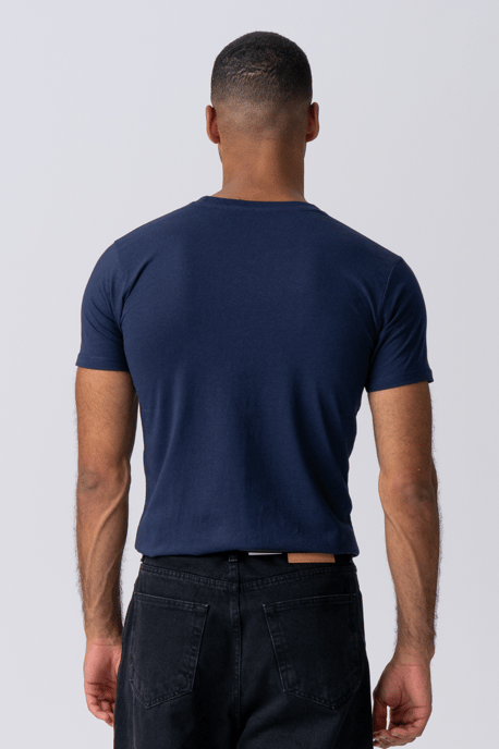 Camiseta ajustada - Azul marino - Image 4