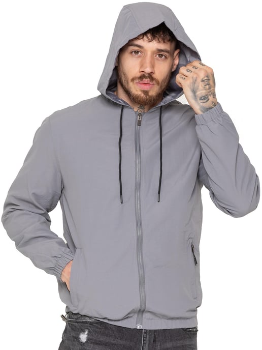 Enzo Milano | Conjunto de chaqueta cortavientos y pantalón cargo para hombre - Image 3