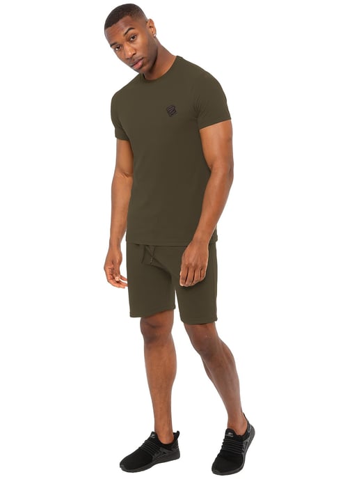 Enzo | Conjunto de camiseta y pantalón corto de forro polar para hombre - Image 1