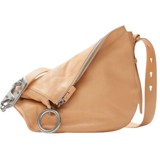 Burberry Small Knight Peach Light Brown Leather Shoulder Bag - Image 1