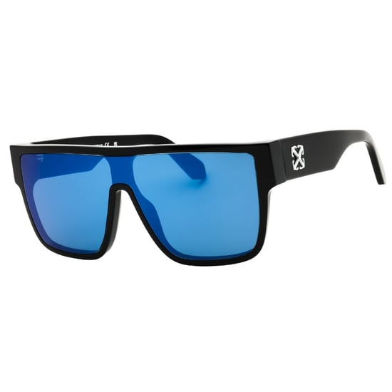 Gafas De Sol Off-white Syracuse Con Marco Negro Y Espejo Azul - Image 2