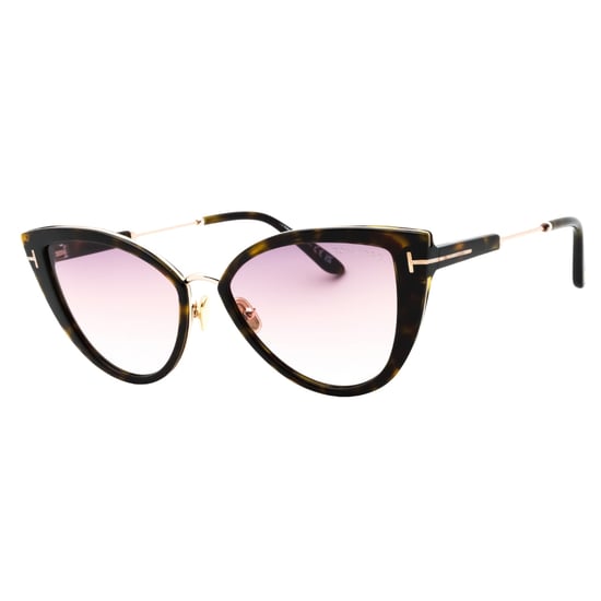 Gafas De Sol Tom Ford Con Montura Havana Oscura Y Lentes Marrones Degradadas - Image 2