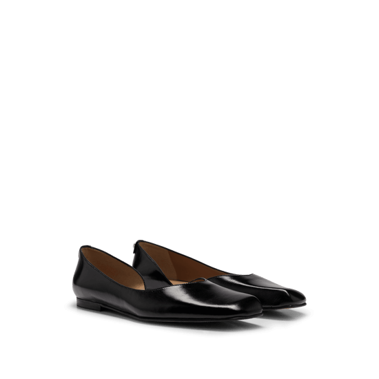 Women's Boss Rose Ballerina Shoes in Black - Image 2