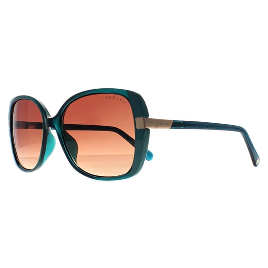 Radley Butterfly Womens Gloss Verde Cristal y Teal Marrón Gradiente Morwenna - Image 2