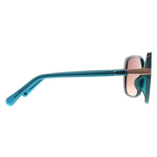 Radley Butterfly Womens Gloss Verde Cristal y Teal Marrón Gradiente Morwenna - Image 4