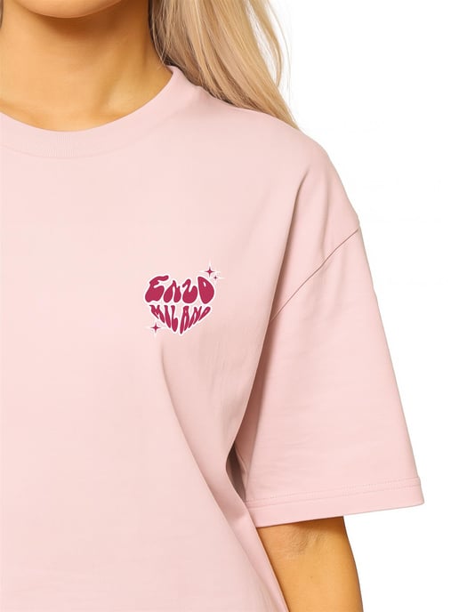 Enzo Milano | Conjunto de Camiseta Extragrande y Mallas para Mujer - Image 3