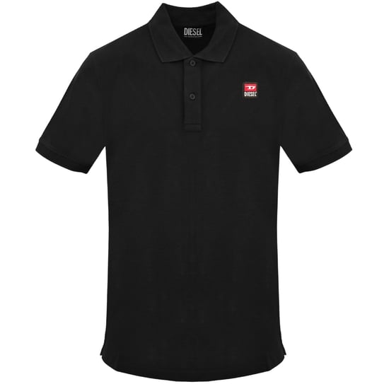Polo Negro Caviar Con Parche Pequeño De Diesel - Image 1