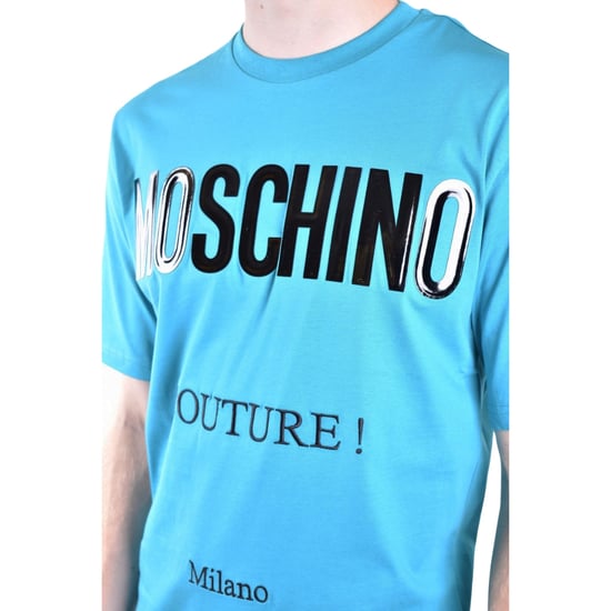 Camiseta Verde Con Logo Brillante De Moschino Couture - Image 4