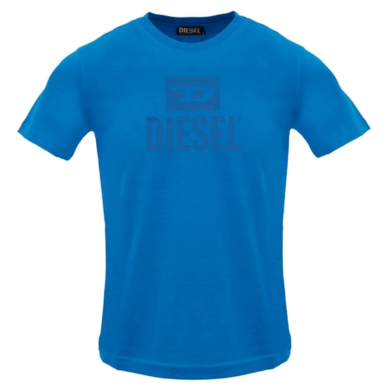 Camiseta Diesel Monotone Con Logo Azul Zafiro - Image 1