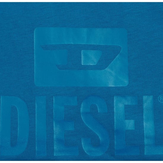 Camiseta Diesel Monotone Con Logo Azul Zafiro - Image 3