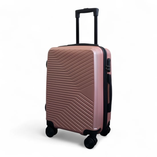 Maleta rígida de cabina en oro rosa de 48 x 37 x 20 cm, apta para Easyjet y Ryanair. - Image 5