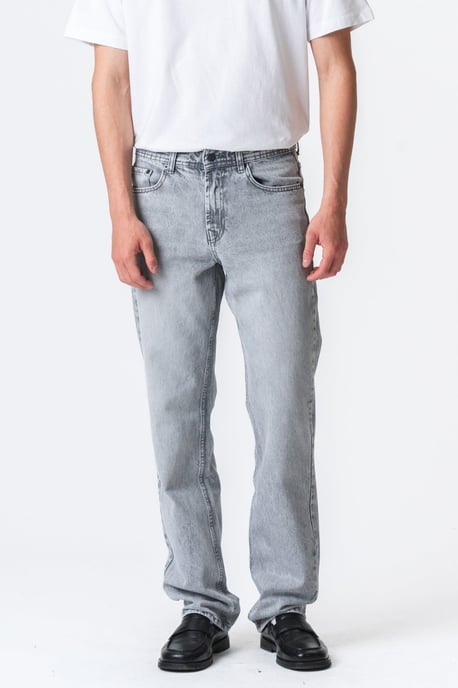Vaqueros de corte relajado - Denim gris - Image 4