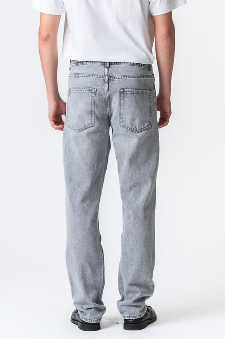 Vaqueros de corte relajado - Denim gris - Image 5