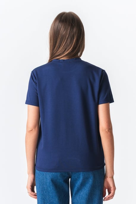 Camiseta holgada Leah - Azul marino oscuro - Image 3