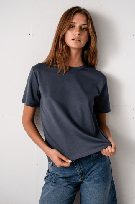 Camiseta holgada Leah - Gris - Image 2