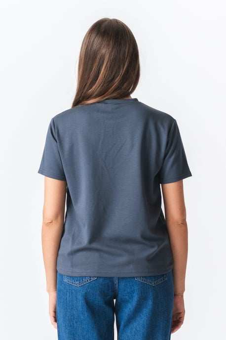 Camiseta holgada Leah - Gris - Image 4