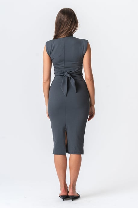 Vestido Isabella - Gris - Image 3