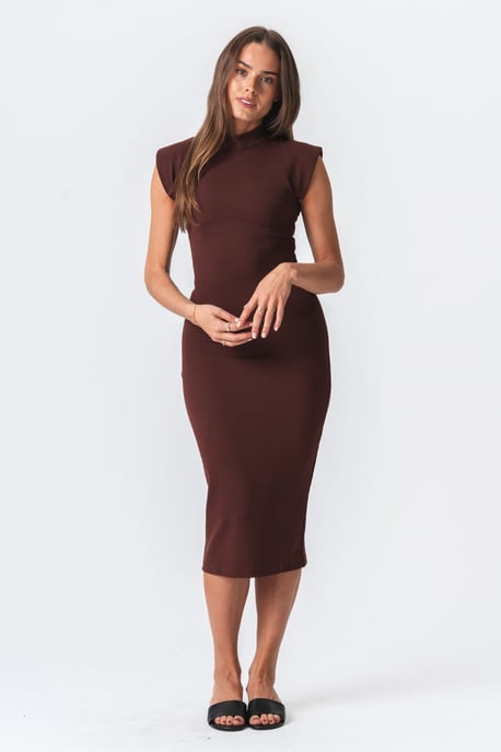 Vestido Isabella - Marrón - Image 3