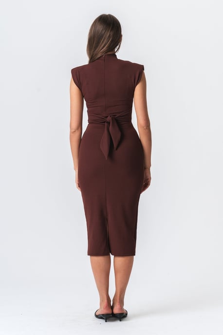 Vestido Isabella - Marrón - Image 4