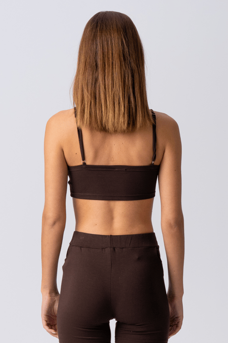 Mini top Alisa - Marrón - Image 4