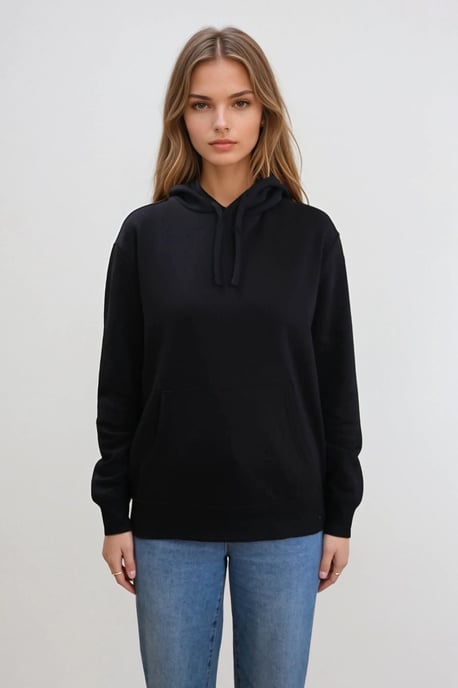 Sudadera con capucha Essential - Negra - Image 2