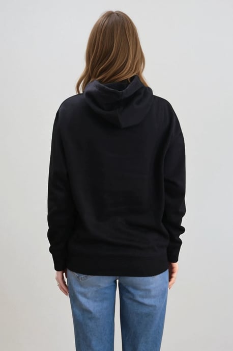 Sudadera con capucha Essential - Negra - Image 3