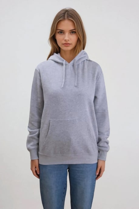 Sudadera con capucha Essential - Gris jaspeado - Image 2