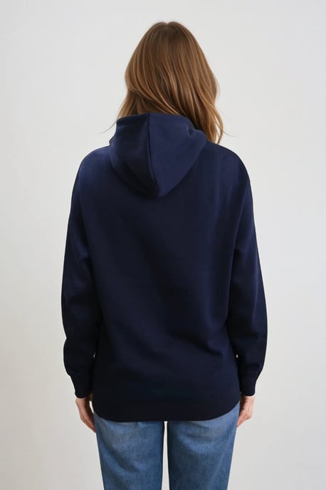Sudadera con capucha esencial - Azul marino - Image 3
