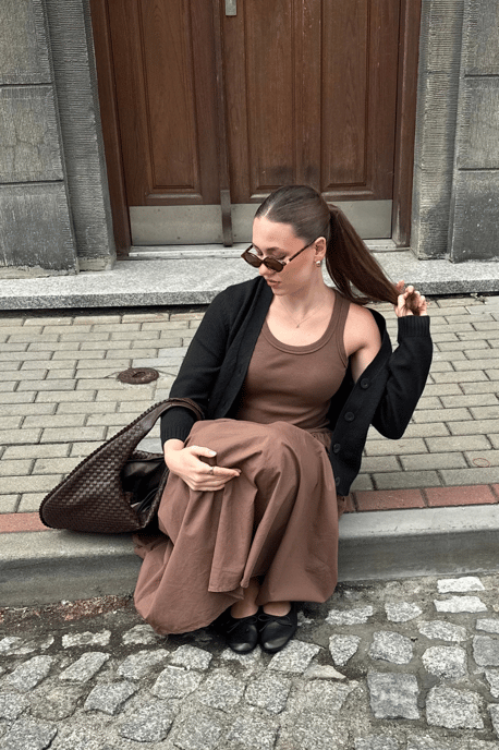 Vestido Hanna - Marrón - Image 3