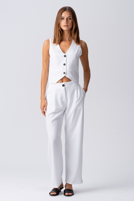 Chaleco Natalie - Blanco - Image 3