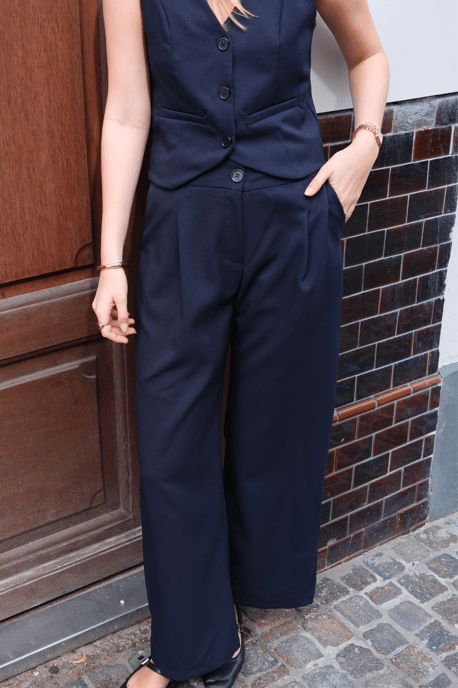 Pantalones Natalie - Azul marino - Image 2