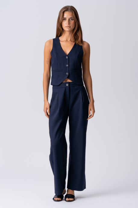 Pantalones Natalie - Azul marino - Image 3