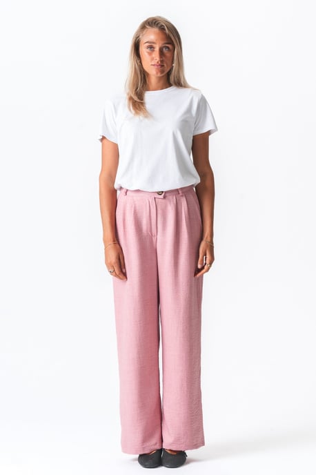 Pantalones sueltos Emma - Rosa claro - Image 2