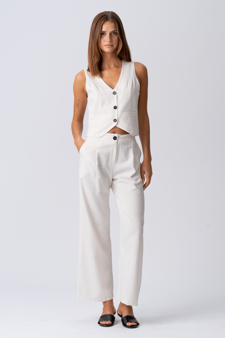 Pantalones Natalie - Beige claro - Image 2