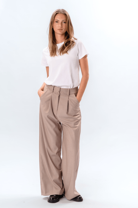 Pantalones Nadia - Beige - Image 2