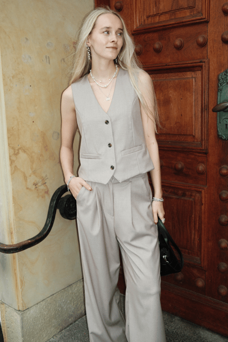 Pantalones Nadia - Beige - Image 6