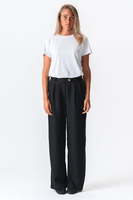 Pantalones Emma sueltos - Negro - Image 2