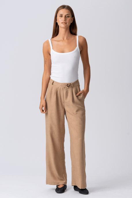 Pantalones sueltos Emma - Marrón - Image 2
