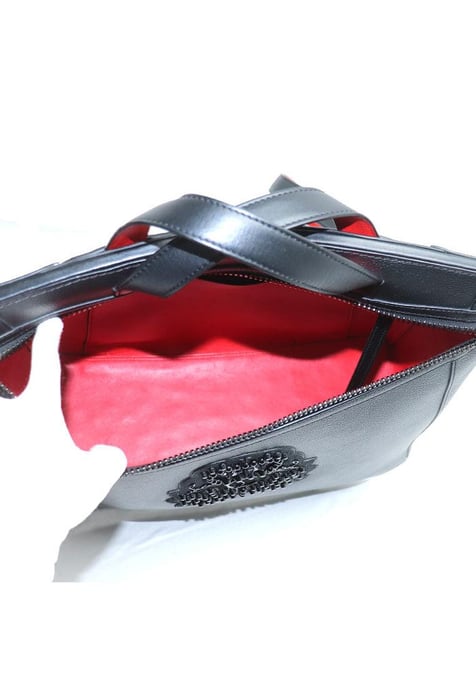 Elegante Bolso Tote De Cuero Con Cierre De Cremallera Seguro - Image 4