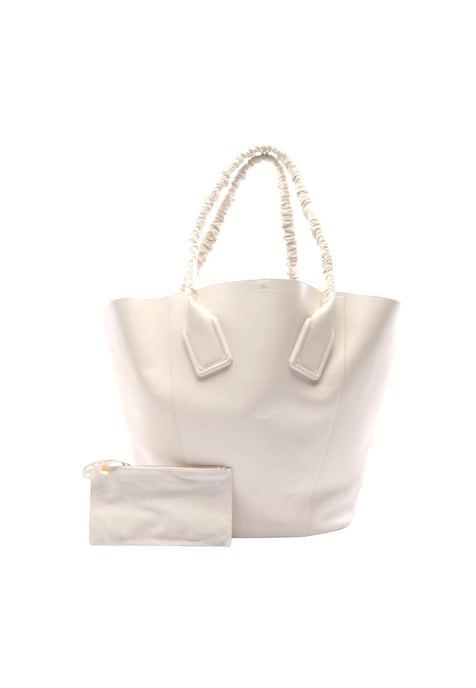 Bolso Tote De Cuero Usado Con Bolsa Extraible Versatil Esencial Para Todos Los Dias - Image 1