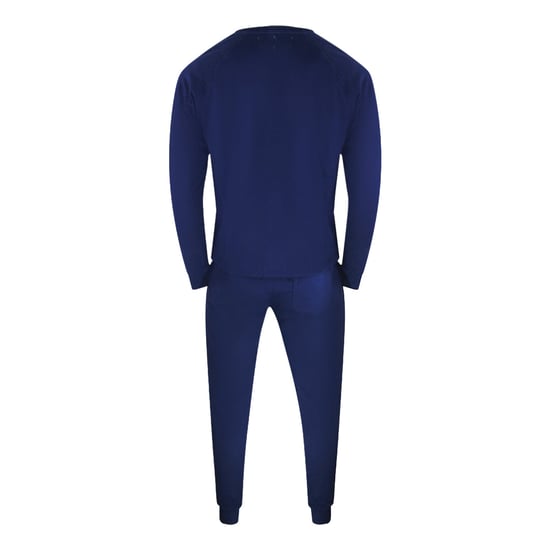 Conjunto Deportivo De Cuello Redondo Azul Marino Con Escudo Icónico De Aquascutum - Image 2