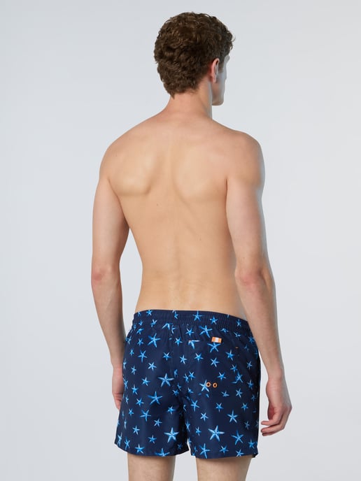 North Sails Swim shorts REPREVE® with ocean print - Image 2