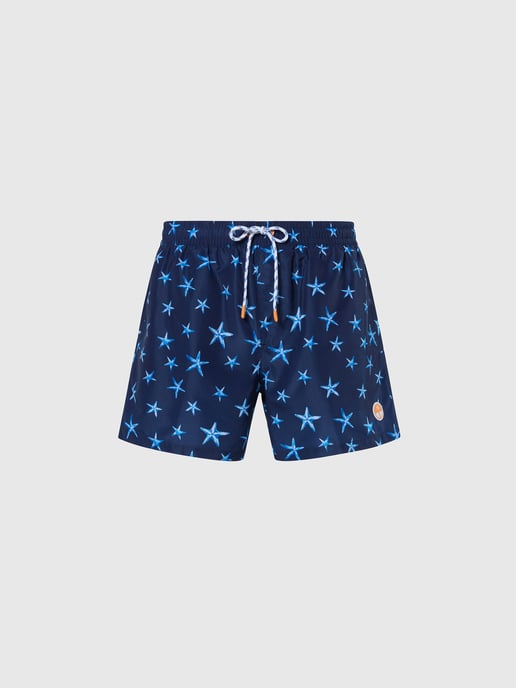 North Sails Swim shorts REPREVE® with ocean print - Image 3