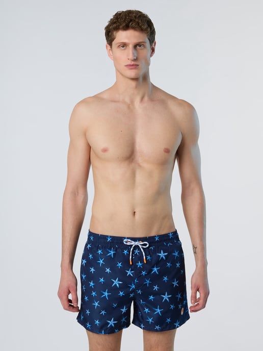 North Sails Swim shorts REPREVE® with ocean print - Image 4