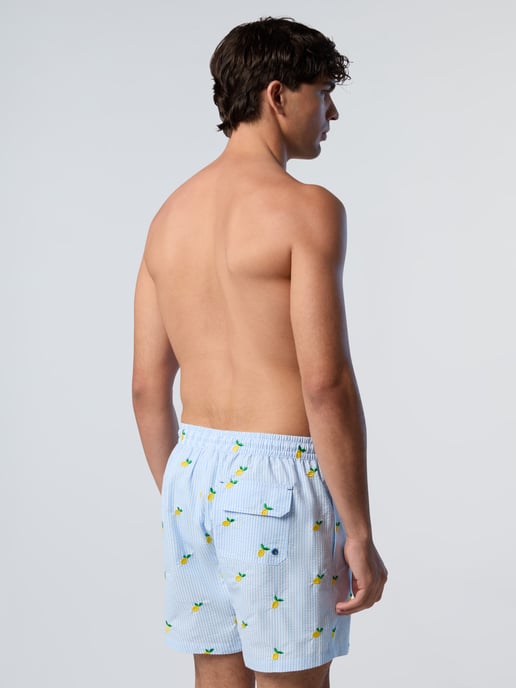 North Sails Swim shorts Striped seersucker - Image 2