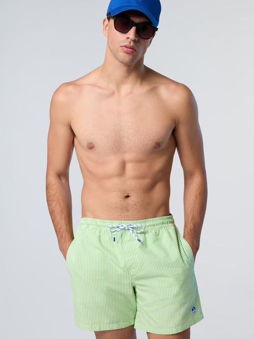 North Sails Swim shorts Striped seersucker - Image 2