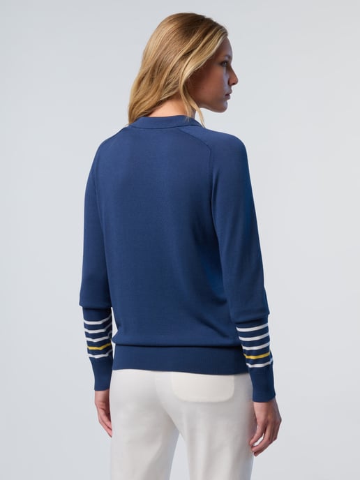 North Sails Sweater V-neck aloe vera - Image 2