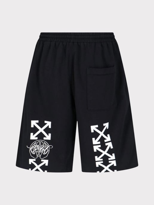 Pantalones Cortos Deportivos De Skate Exact Opposite De Off-white En Negro - Image 1