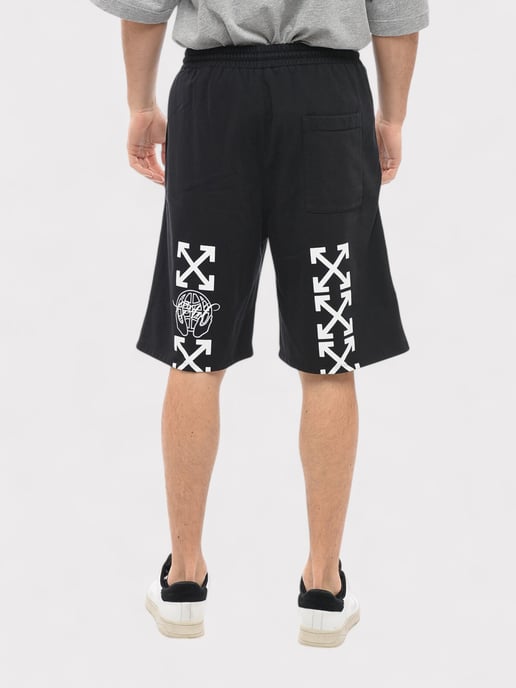 Pantalones Cortos Deportivos De Skate Exact Opposite De Off-white En Negro - Image 3
