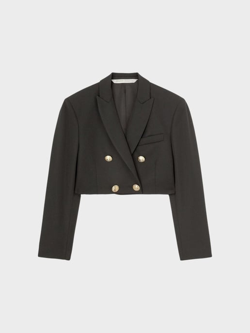 Blazer Corto Palm Angels Negro Dorado - Image 1